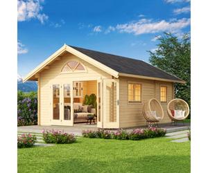 Norland Caroline 3 - 5.75M X 3.9M - 40mm Wall Logs