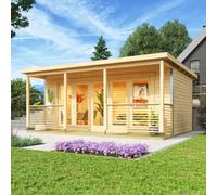 Norland Liverpool 2 - 5.5M X 3.0M - 44mm Wall Logs