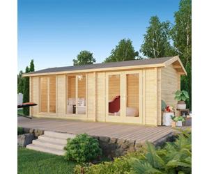 Norland Oakham - 3.0M X 6.0M - 70mm Wall Logs