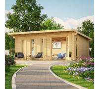 Norland Wolverine - 6.0M X 4.0M - 44mm Wall Logs