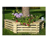 Norlog Large Tree Seat / Planter - Timber - W167 X H41 Cm