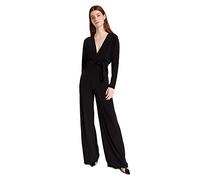 Norma Kamali Women's Dolman Wrap Jumpsuit, Black, L