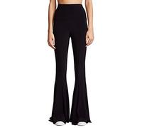 Norma Kamali Women's Fishtail Pant, Black, Medium