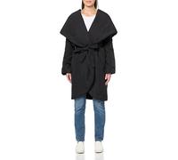 Norma Kamali Women's Shawl Collar Coat (24), Black, M