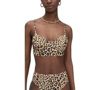 Norma Kamali Women's Underwire Bra, Cheetah Patch, M