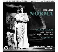 NORMA (LONDON LIVE 18/11/1952) - REMASTERED 2017 2 CD NEW BELLINI,VINCENZO