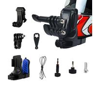 Normal Adaptability: Explore The Outdoors with Ease. This Helmets Chin Mount securely fits Riding, Skiing, and Other Sports Helmets. Adjust The Clip from 18-35mm for a Perfect fit a Wide Range of h