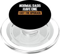 Normal Dads Have One I Got The Upgrade Twin Dad PopSockets PopGrip for MagSafe