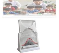Normal Distribution Mathematical Model, 12×18cm Galton Board Panel With Red Curve, Statistics And Probability Teaching Demonstration, Physics Lab Teaching Tool, Inspire Curiosity, For Educators