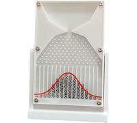 Normal Distribution Mathematical Model, Rotatable Galton Board with Red Curve, Probability Demonstration Model, for Educator and Student