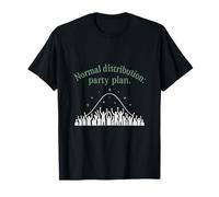 Normal Distribution Party Plan STEM Math Novelty T-Shirt