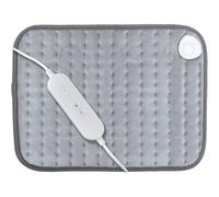 Homefront Heat Pad with 4 Heat Settings 110W - Luxurious Soft with Auto Shut Off - Therapeutic, Soothing Pain Relief Therapy for Back, Neck, Arthritis & Tension - Washable (Grey, 40 x 30 cm)