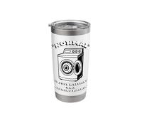 Normal is Just A Setting On A Washing Machine Weird Eyeball Stainless Steel Insulated Tumbler