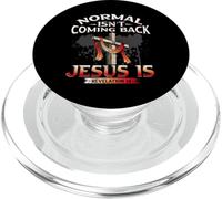 Normal Isn't Coming Back But Jesus Is Revealing Revelation PopSockets PopGrip for MagSafe