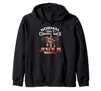 Normal Isn't Coming Back But Jesus Is Revealing Revelation Zip Hoodie