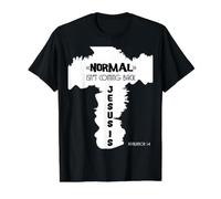 Normal Isn't Coming Back But Jesus is Revelation 14 Costume Value Graphic T-Shirt, Men, Black, XL