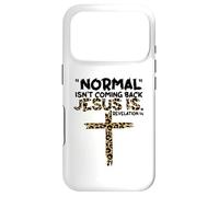 Normal Isn't Coming Back Jesus Is leopard Case for iPhone 17 Pro