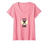 Normal Isn't Coming Back, Jesus is: Ready Or Not V-Neck T-Shirt, Women, Pink, M