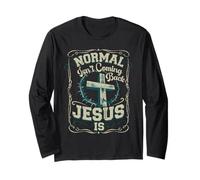 Normal Isn't Coming Back Jesus is Religion Reveal Revelation Long Sleeve T-Shirt
