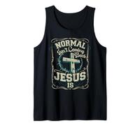Normal Isn't Coming Back Jesus is Religion Reveal Revelation Tank Top