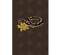 Normal Kenyan Sand Boa And Succulents Notebook 6" x 9" - 120 College-Ruled Pages / 60 Sheets - The Perfect Gift For Any Snake Owner