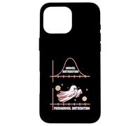 Normal Paranormal Distribution School Psychologist Halloween Case for iPhone 16 Pro Max