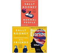 Normal People, Conversations with Friends, Girl Woman Other 3 Books Collection Set