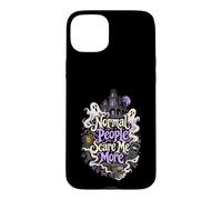 Normal People Scare Me More Funny Ghost Hunter Paranormal Case for iPhone 15 Plus