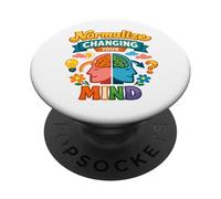 Normalize Changing Your Mind Funny Growth Mindset PopSockets Adhesive PopGrip