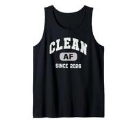 Normalize Clean AF Since 2026 Est Sobriety Recovery Sponsor Tank Top