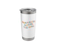 Normalize Hitting The Curb Gen Z Meme Funny Joke Bad Driver Stainless Steel Insulated Tumbler