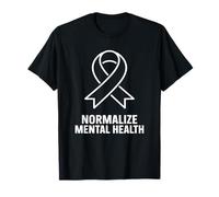 Normalize Mental Health Awareness Advocacy Support Ribbon T-Shirt