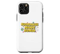 Normalize Messy Homes Retro Groovy Chaos Vibes Case for iPhone 11 Pro