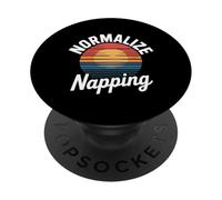 Normalize Napping Lazy Self-Care Sleep - PopSockets Adhesive PopGrip