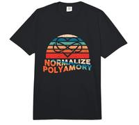 Normalize Polyamory | Infinity Heart | Polyamory Pride Comfort Colors Adult Heavyweight T-Shirt