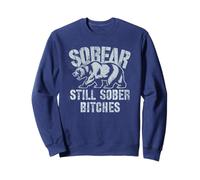 Normalize SOBEAR STILL SOBER BITCHES AF Bear Sobriety Sweatshirt