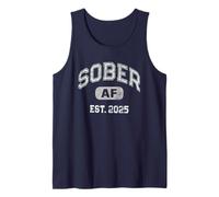 Normalize Sober AF Est 2025 AA College Since Recovery Tank Top