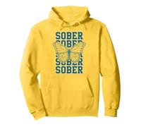 Normalize SOBER Butterfly Sobriety Matters AA Support Pullover Hoodie