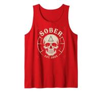 Normalize Sober Est 2025 AA NA Since Recovery Sponsor Tank Top