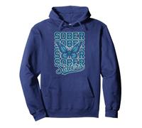 Normalize SOBER SISTERS Butterfly AA Mode On NA Anniversary Pullover Hoodie