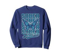 Normalize SOBER SISTERS Butterfly AA Mode On NA Anniversary Sweatshirt