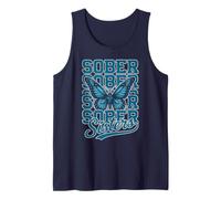 Normalize Sober Sisters Butterfly AA Mode On NA Anniversary Tank Top