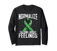 Normalize Talking About Feelings Mental Health Awareness Long Sleeve T-Shirt