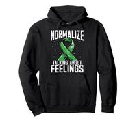 Normalize Talking About Feelings Mental Health Awareness Pullover Hoodie