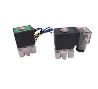 Normally Close 2 Way Stainless Steel Water Solenoid Valve NC 1/8" Standard Pipe Thread 12 24V DC Orifice 1/1.5/2/2.5/3mm NBR SPU ss304 Valve Wire(1.5mm 25bar,AC110V_D1101X)