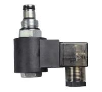 Normally Closed DHF08-220 SV08-20 V2068 Oil Circuit Block 2 Way Pressure Relief Hydraulic Threaded Cartridge Solenoid Valve Coil(DHF08-220 (DC12V))