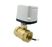 Normally Closed Motorized Ball Valve DN15-DN50, 220V 12V 24V 2-Wire Quick-Open Electric Ball Valve 1pc(DN20,Normally Closed_110VAC)