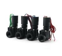 Normally Closed Nylon Solenoid Water Valve for Landscape Irrigation,DN15, 20, 25, 32, 40, 1/2 ", 3/4", 1 ", AC 220V, DC 12V, 24V(1/2",AC220V)
