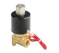 Normally Open Brass Solenoid Valve 220V AC G1/4 Inlet for Managing Water Air and Light Oil Flow in Control Applications