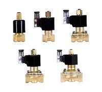Normally Open N/O Brass Electric Solenoid Valve 12V 24V 220V 110V Pneumatic Valve 1Pcs(110v,DN10)